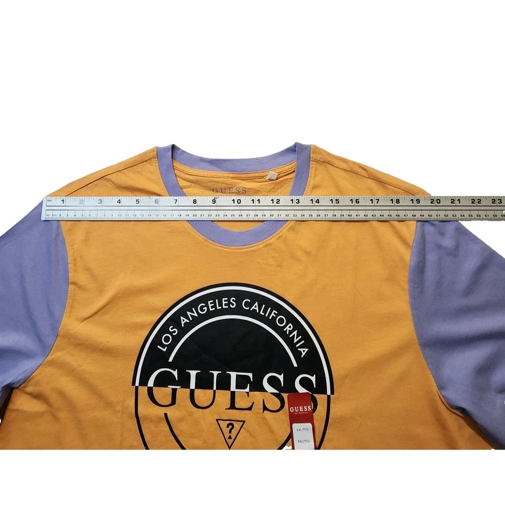 Guess Men's T shirt Hector Logo Graphic Print Short Sleeve Size XXL NWT - Picture 4 of 8
